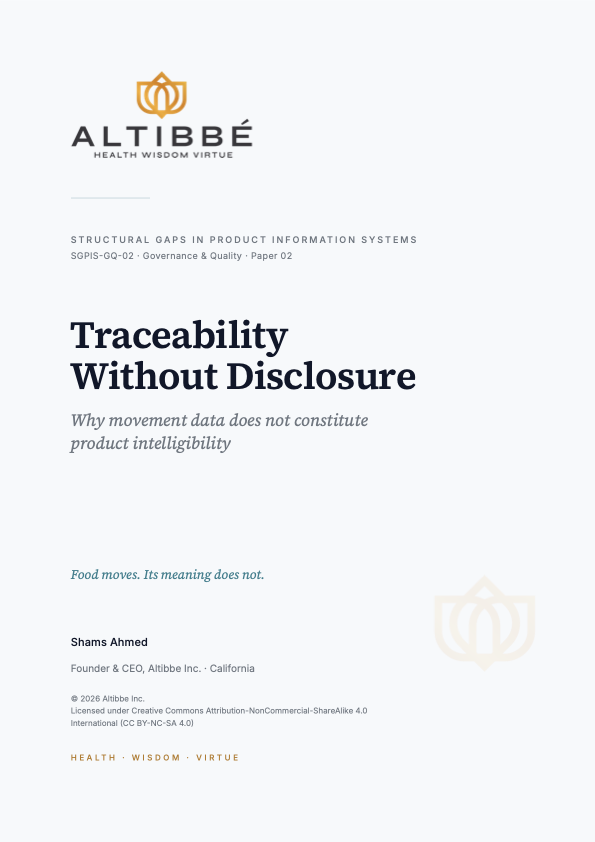 SGPIS-GQ-02 cover — Traceability Without Disclosure